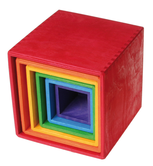 Large Rainbow Stacking Boxes  
