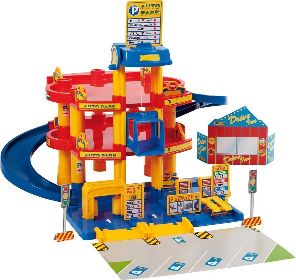 Standard Garage Playset With Cars Toy Sense