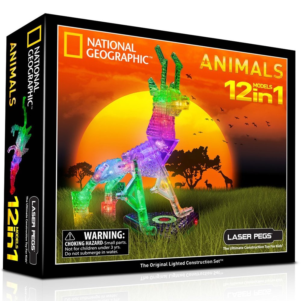 12in1 National Geographic Animals Toy Sense