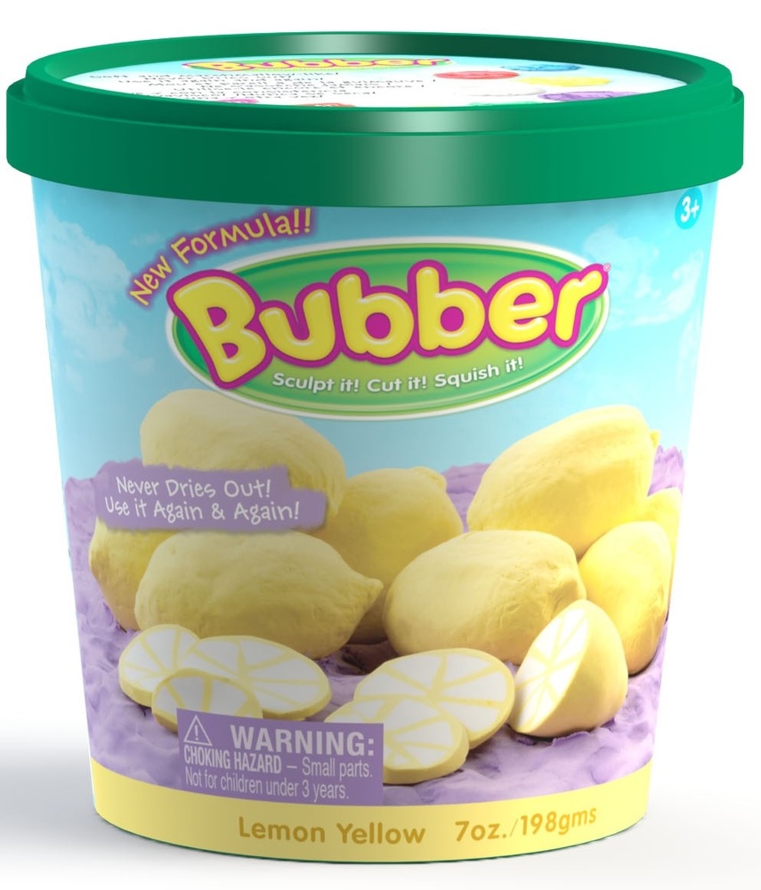 Bubber Yellow Bucket Toy Sense