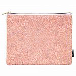 Chunky Glitter Pouch - Rose Gold