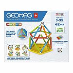 Geomag Classic Magnetic Building Toy - Supercolor, 42 pcs