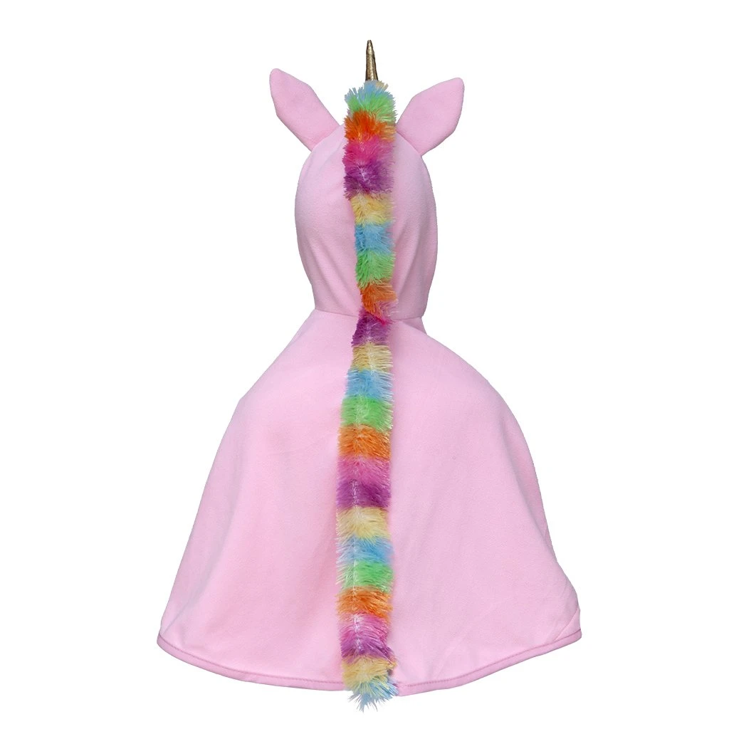 Pink Unicorn Toddler Cape - Size 2-3