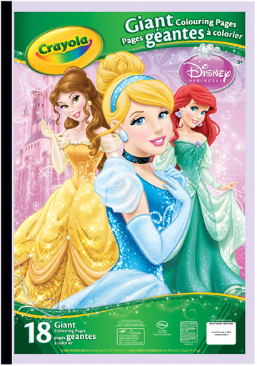 Giant Princess Colouring Pad - Toy Sense