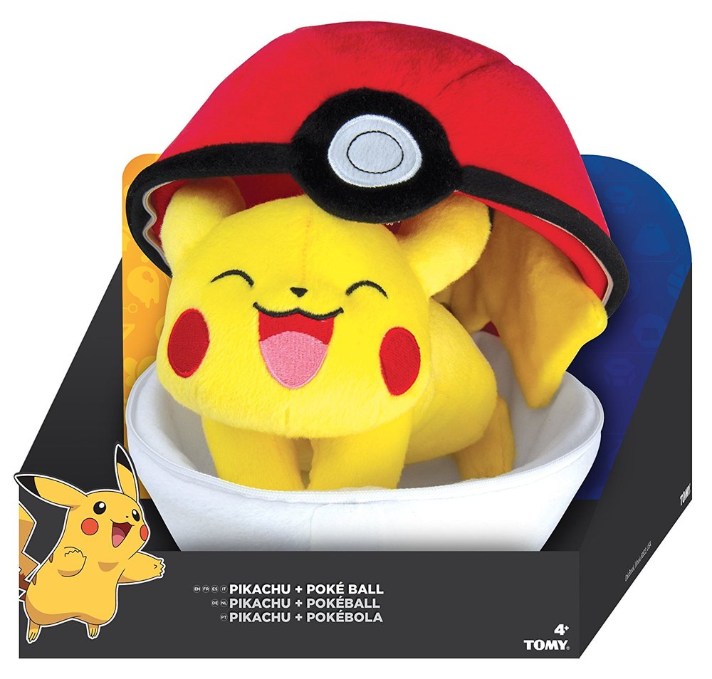zipper poke ball pikachu plush toy sense