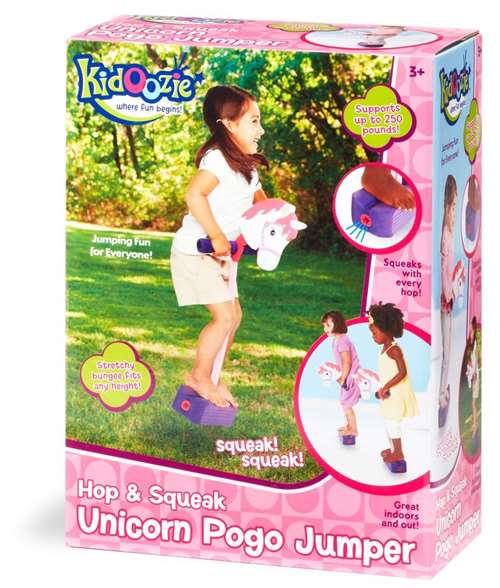 inflatable hop and go unicorn