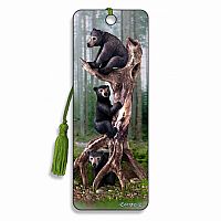 Black Bears - 3D Bookmark