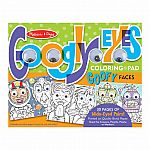Goofy Faces - Googly Eyes Coloring Pad
