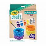 Crayola Craft Texture Pots Craft Kit
