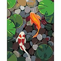Koi Pond - Paint by Number 