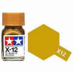 Metallic Gold Leaf - X-12 - Tamiya Color Enamel Paint