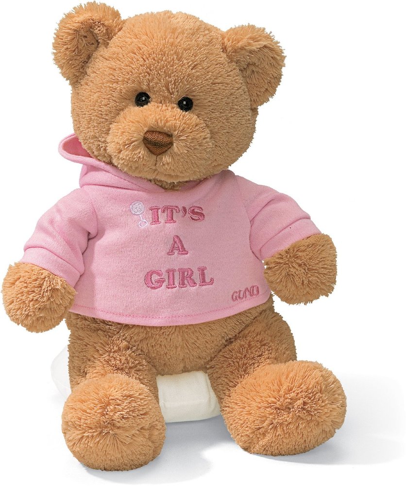 It's a Girl Teddy Bear Toy Sense