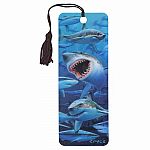 Wish You Were Here Sharks - 3D Bookmark
