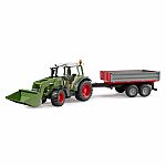 Fendt Vario 211 Front Loader and Tipping Trailer.