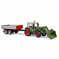 Fendt Vario 211 Front Loader and Tipping Trailer.