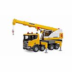 Bruder SCANIA Super 560R Liebherr Crane Truck with Light & Sound Module.