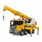 Bruder SCANIA Super 560R Liebherr Crane Truck with Light & Sound Module.