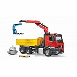 MB Arocs Construction Truck with Crane and Accessories RETIRED