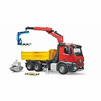 MB Arocs Construction Truck with Crane and Accessories RETIRED