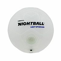 Tangle NightBall Soccer Size 5 - White.