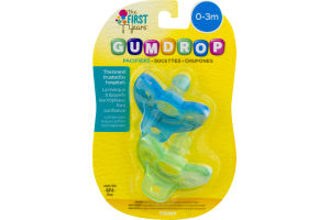 Gumdrop Pacifiers 0 3 Months Assorted Toy Sense