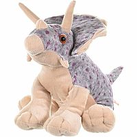 Cuddlekins Triceratops Stuffed Animal - 12 Inch 