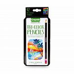Crayola 12 Signature Tri-Shade Coloured Pencils - Retired