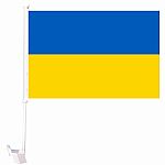 Ukraine Car Flag