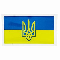 Ukraine Sticker Gel with Trident
