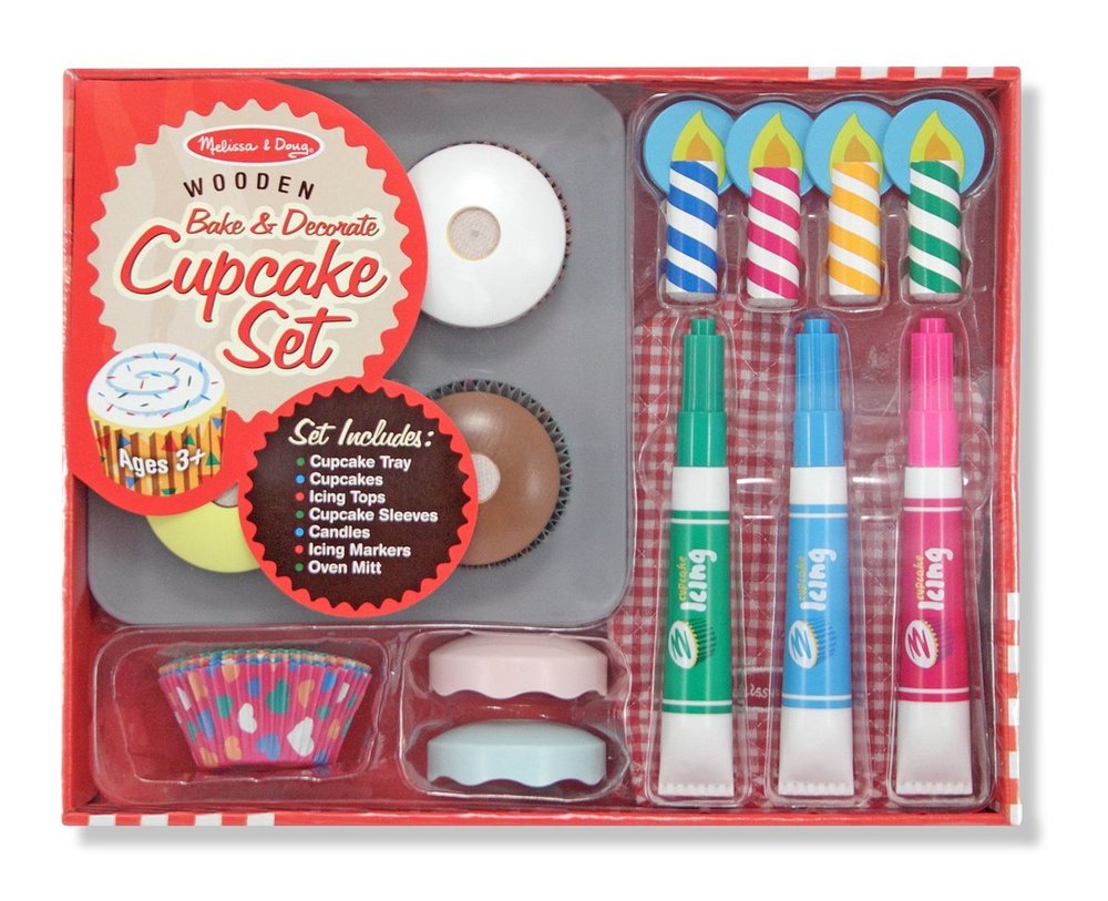 Bake & Decorate Cupcake Set Toy Sense