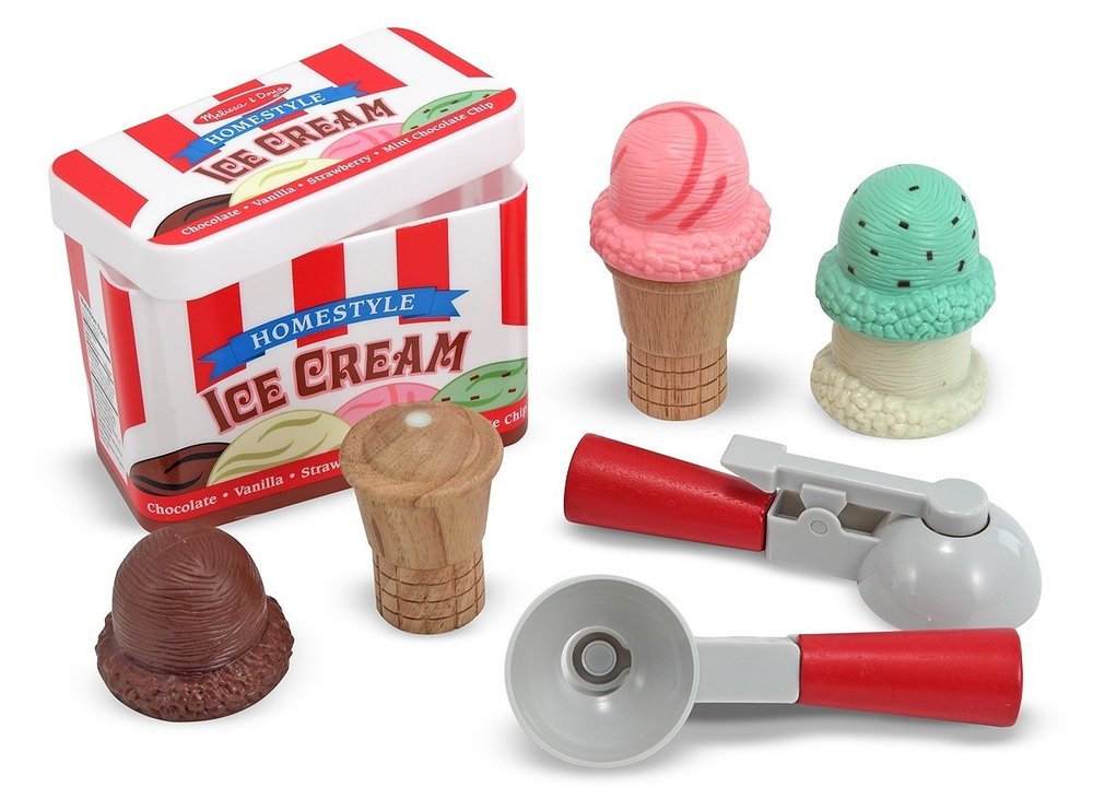 Scoop & Stack Ice Cream Cone Play Set. Toy Sense