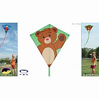 30 inch Diamond Kite - Teddy Bear