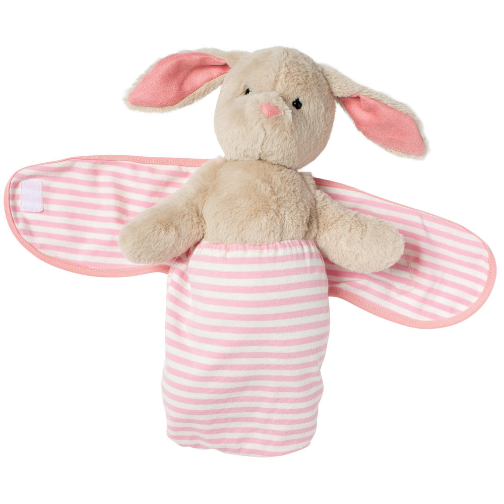 Bunny in Swaddle Blanket Toy Sense