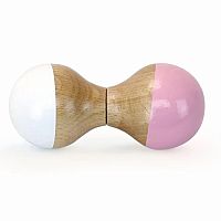 Pink & White Maraca