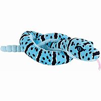 Eco Blue Rock Rattlesnake Plush - 54 inch.