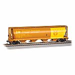 HO Scale Canadian Cylindrical 4-Bay Grain Hopper - Ready to Run - Silver Series