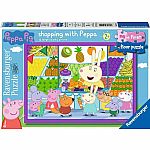 My First Floor Puzzle : Shopping With Peppa Pig - Ravensburger