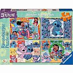 Disney's Stitch: Aloha - 4x100 Piece Puzzles