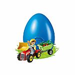 Playmobil 50th Anniversary: Boy with Children´s Tractor Egg - Retired