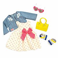 Our Generation - Bright As The Sun Dress Outfit For 18" Dolls 