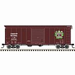 Atlas Master Line 40' Post-war Box Car Canadian National 543345 HO Scale 