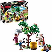 Asterix: Getafix With The Caldron Of Magic Potion - Retired