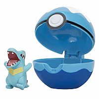 Pokemon Clip 'N' Go Totodile & Dive Ball.  