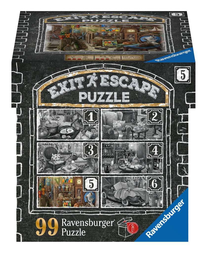 Exit Escape Puzzle Escape the Attic Ravensburger Toy Sense