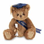 Smarty Graduation Teddy Bear with Blue Hat - Bearington Collection 