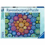 Radiating Rainbow Mandalas - Ravensburger