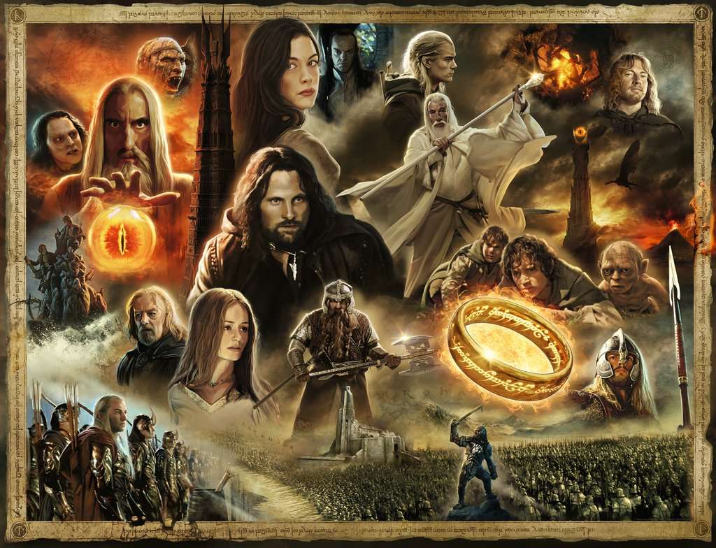 The Lord of The Rings: The Two Towers 2000 Piece Puzzle - Toy Sense