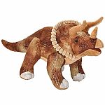 Dinosauria Triceratops Plush - 17 Inch  