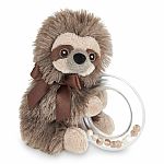 Lil’ Speedy Sloth Shaker Rattle - Bearington Baby Collection
