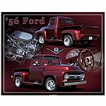 1956 Ford Pick-up Truck Metal Sign